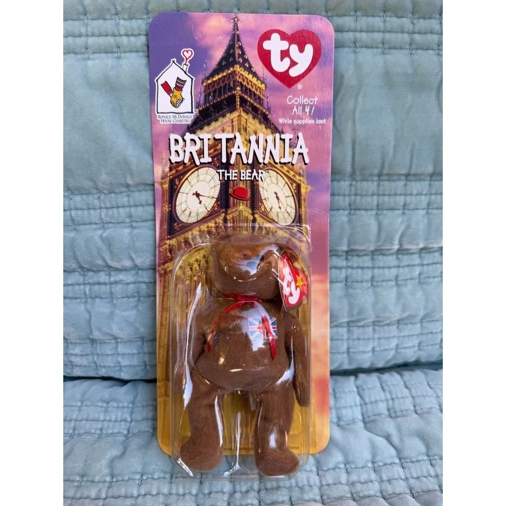Ty Teenie Beanie Babies McDonald's Germania Britannia Bears NIB Vintage 1999 Lot